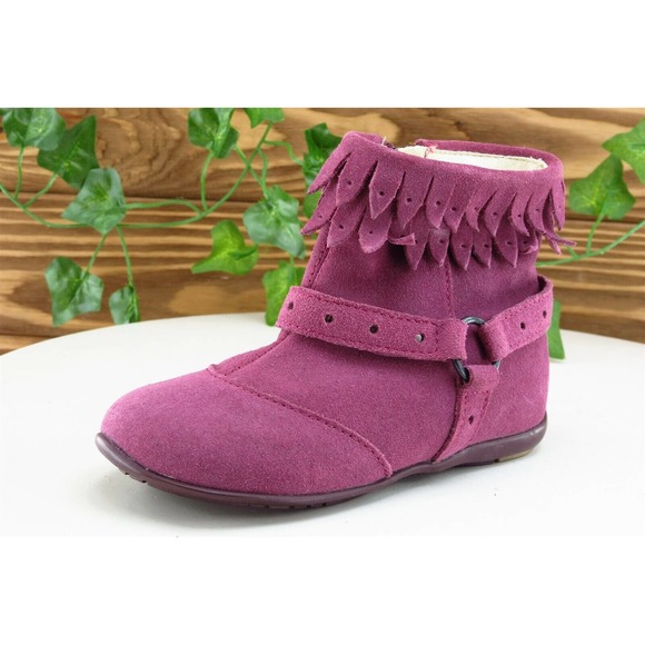 Primigi Toddler Girls 25 Medium Purple‎ Bootie Leather - Picture 1 of 5